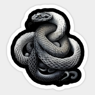 "The Enigma of the Dark and Twisty Snake" Sticker